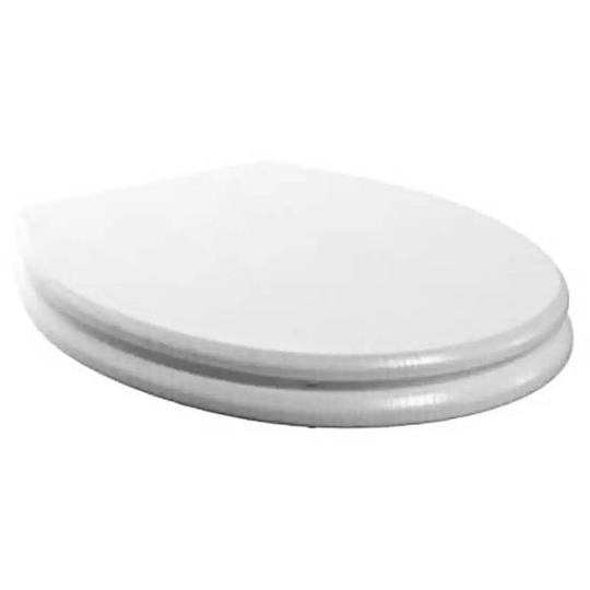 Whitechapel White Moulded Wood Toilet Seat Ex Bathstore