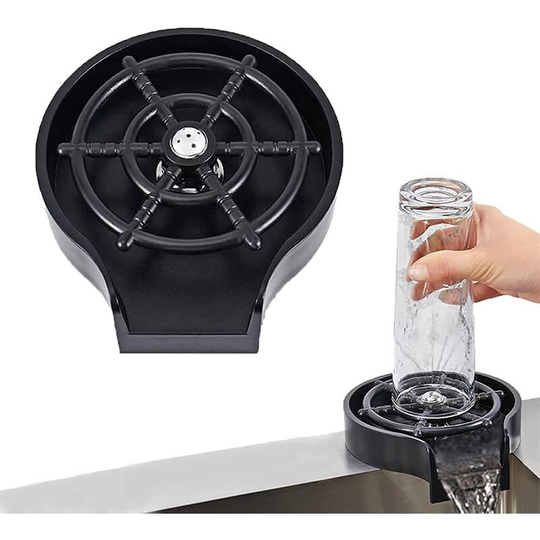 Glass Rinsing Machine for Kitchen Sink Faucet - Automatic Cup Washer, Kitchen Sink Accessories, Glass Rinsing Machine, Bottle washer, Multi-angle