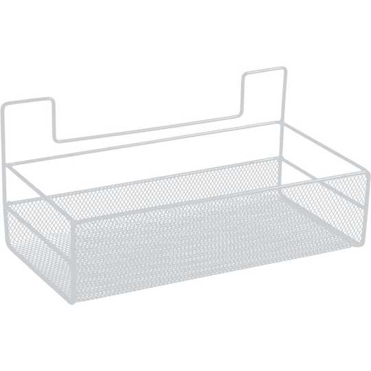 Shower Caddy Bathroom Shelf Organizer Wall Mounted Bathroom Shelf No Drilling Adhesive Shower Storage Basket Storage Rack, White&L - White&L