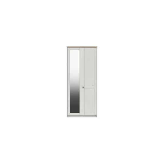 Newhaven 2 Door Mirror Wardrobe