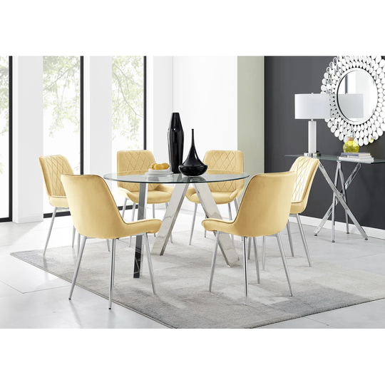 Wilkesville 6 - Person Dining Set