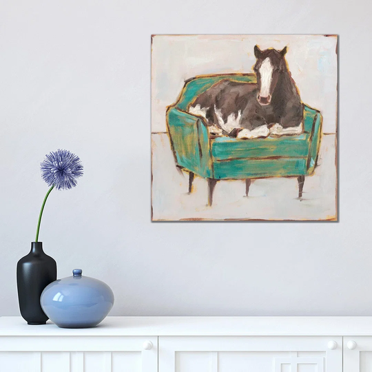 Creature Comforts I by Ethan Harper - Wrapped Canvas Painting