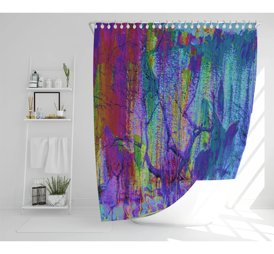 TREE GROWTH Designer Shower Curtain