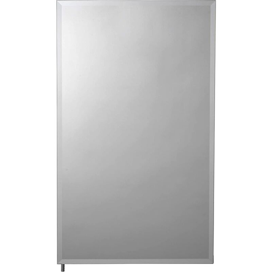Croydex Medina Single Door Bathroom Cabinet, Aluminium