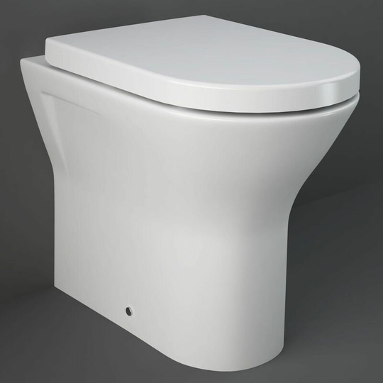 Rak Ceramics - rak Resort Rimless Back to Wall Toilet 450mm Extended Height - Soft Close Seat