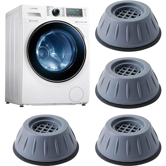 4pecs Non-slip rubber damper pad, washing machine foot damper pad, universal washing machine dryer.