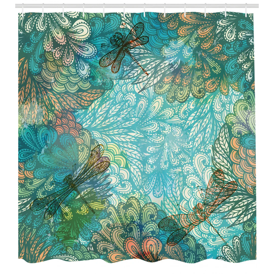 Barid Polyester Shower Curtain Set