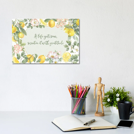 Citrus Charm I by Beth Grove - Wrapped Canvas Graphic Art