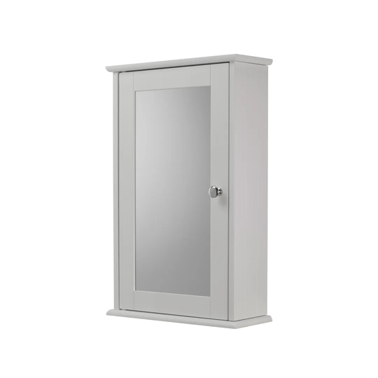 Blanco Single Door 34cm x 53cm Surface Mount Mirror Cabinet