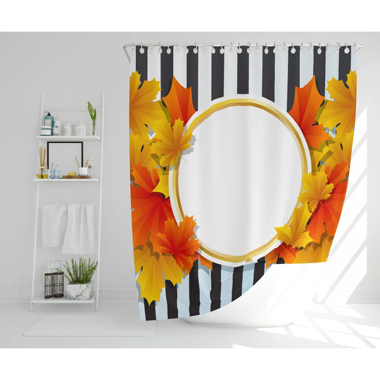 Wilibald Polyester Shower Curtain