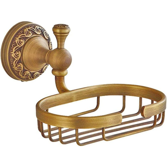 Bathroom shelf Bathroom shelves Wall mounted soap dish Vintage industrial brass soap dish with antique carved soap dish Retro style wall drilled