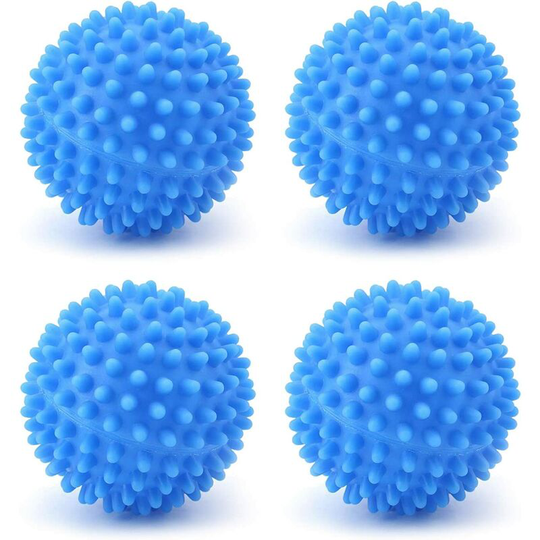 4 Pack Reusable Tumble Dryer Balls, Washing Machine Softener Balls