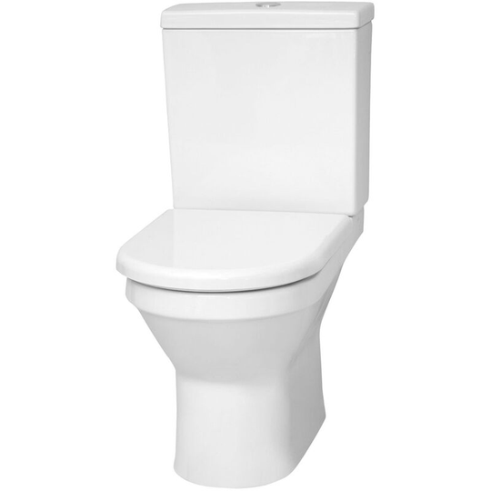 Vitra S50 Open Back Close Coupled Toilet with Cistern - Soft Close Seat
