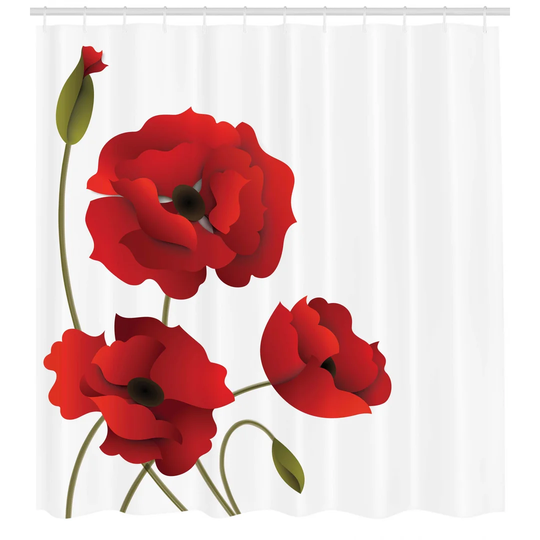 Benika Polyester Shower Curtain Set