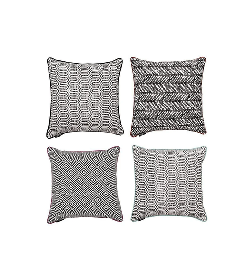 Episkopi Herringbone Cushion with Filling