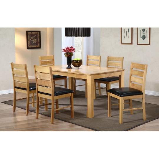 Persimmon Dining Set with 6 Chairs
