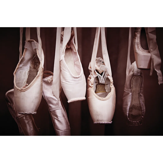 Ballet Shoes - Wrapped Canvas Photograph