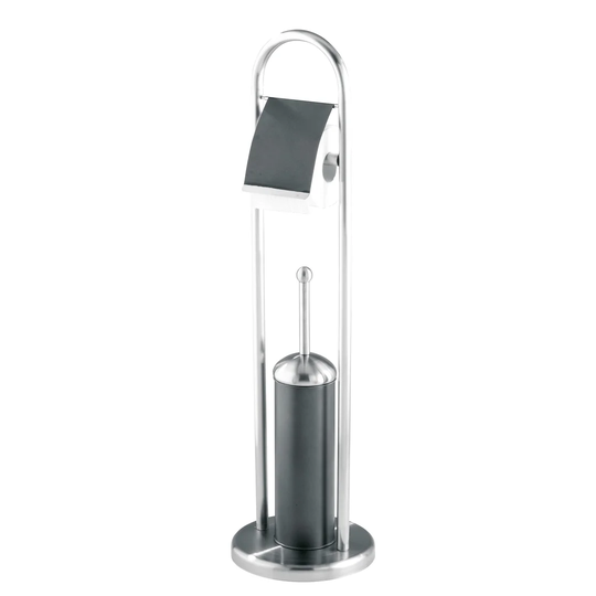 Borland Free-Standing Toilet Roll and Brush Holder