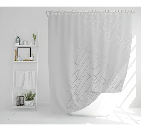 Dilyn Polyester Shower Curtain Set