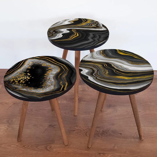 Lu 3 Piece Nest of Tables