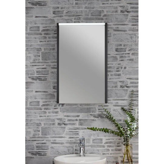 Denver 42cm x 80cm Surface Mount Mirrored Cabinet with LED Lighting