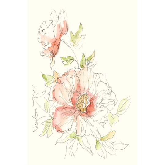 Floral Variety I by Ethan Harper - Wrapped Canvas Painting