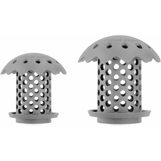 Stopper Shower Filter Tub Sink Bath Drain Hair CatcherProtector Strainer Trap Blocker Gray