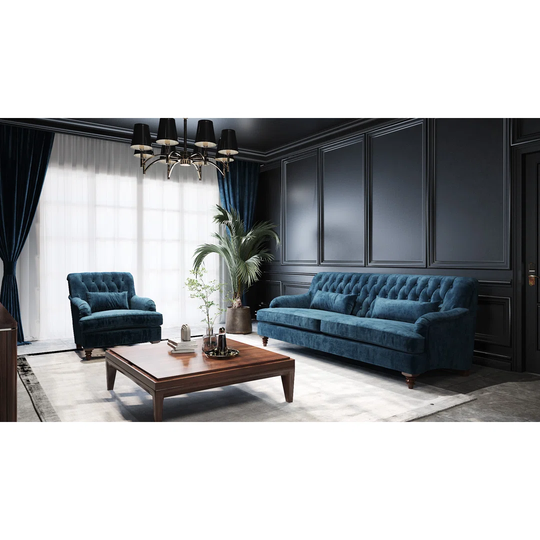 Ariha 3 Seater Chesterfield Sofa