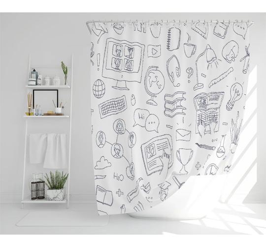 Creedmoor Polyester Shower Curtain Set