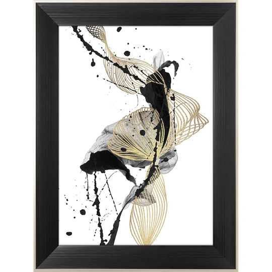 Abstract Leaf No.2 - Picture Frame Graphic Art