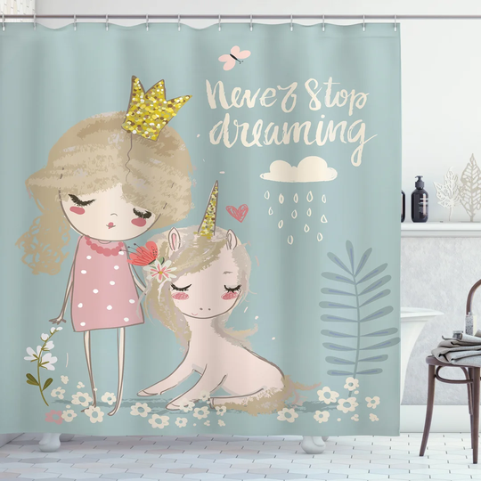 Bethezel 13 Piece Polyester Shower Curtain Set