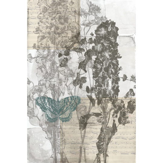 A Touch of Teal I by Jennifer Goldberger - Wrapped Canvas Graphic Art