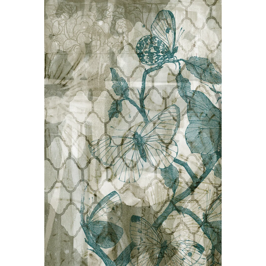 Arabesque Butterflies VI by Jennifer Goldberger - Wrapped Canvas Graphic Art
