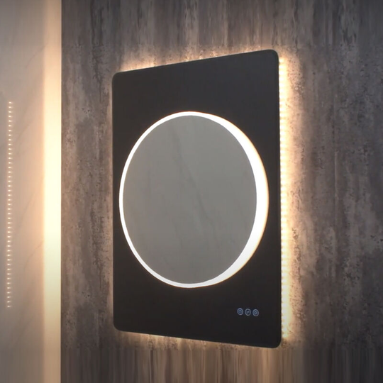 Frontier 60 led Bathroom Mirror 800mm x 600mm w - HIB