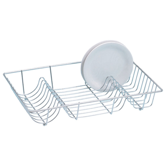 Apollo Housewares Flat Wire Dish Drainer Chrome 2918