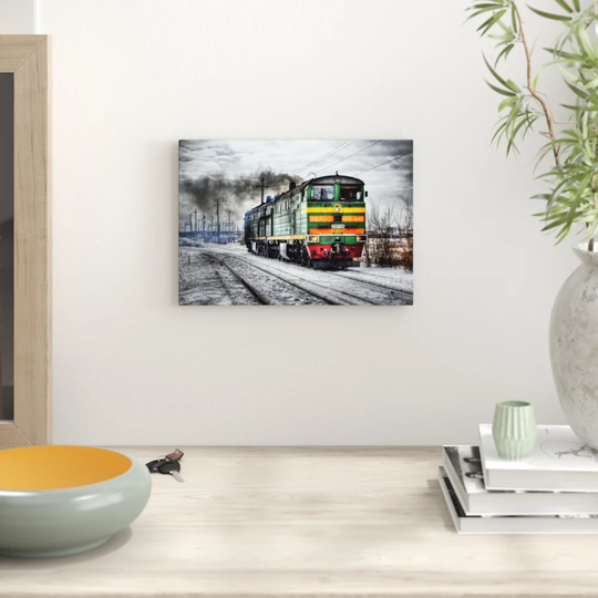 'Vintage Steam Train' Graphic Art