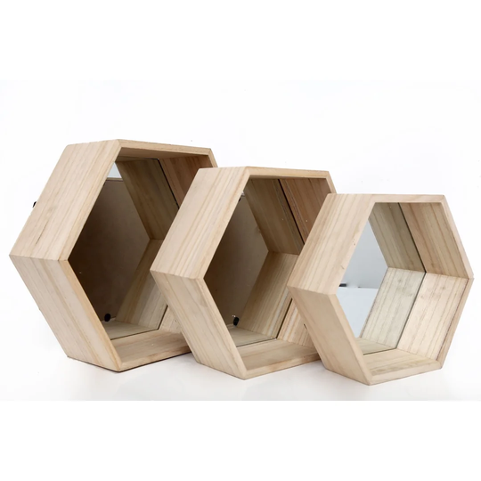 Aryanna 3 Piece Wall Shelf Set
