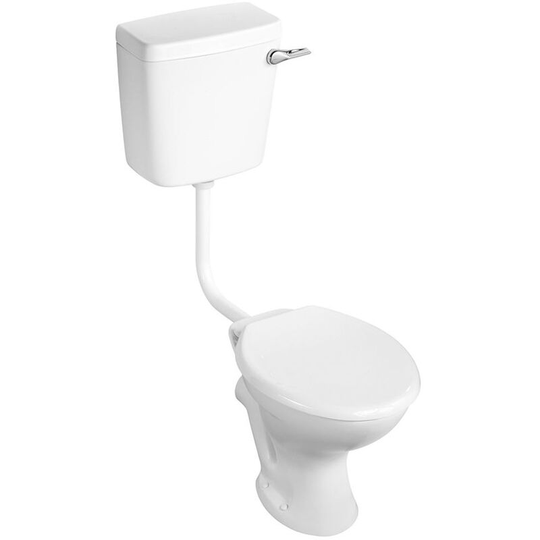 Sandringham 21 Low Level Toilet Bottom Inlet Cistern - Hardwearing Seat - Armitage Shanks