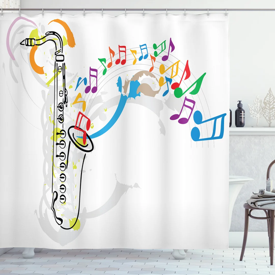 Besjan 13 Piece Polyester Shower Curtain Set