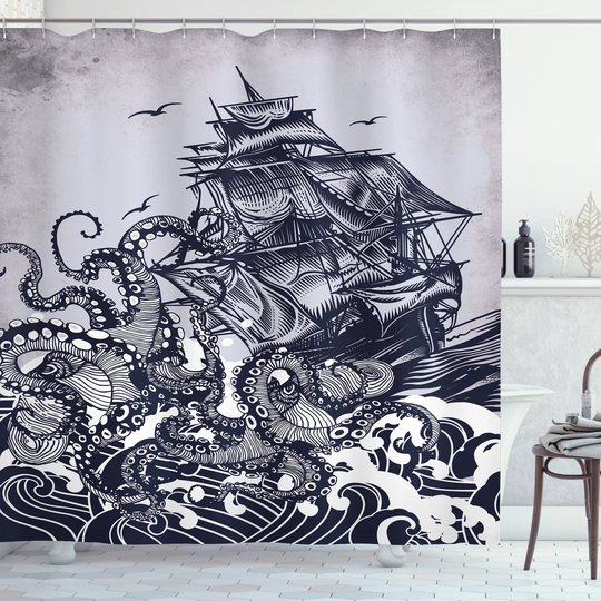 Bejna Polyester Shower Curtain Set