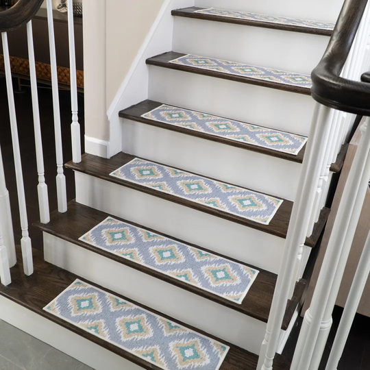 Tetra Design Non-Slip Light Teal/Grey Stair Tread