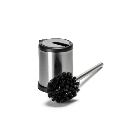 Auto Closing Free-Standing Toilet Brush and Holder