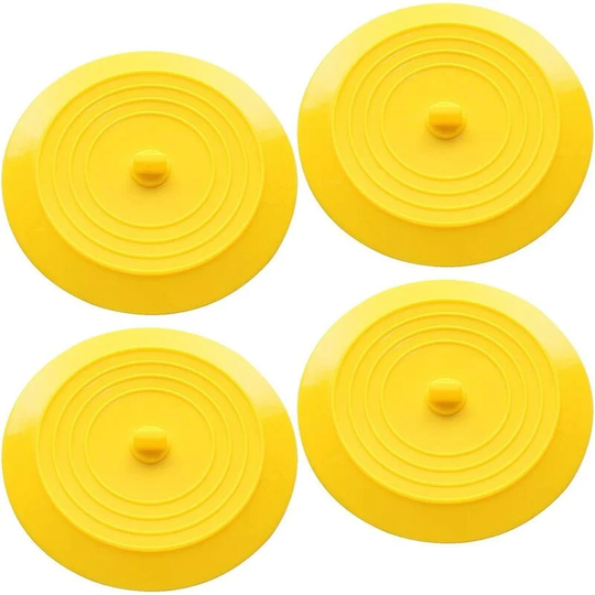 Lot of 4 cap Bathtub suction cup, silicone suction cap, 6 inch Universal cap Bath for bathroom and kitchen