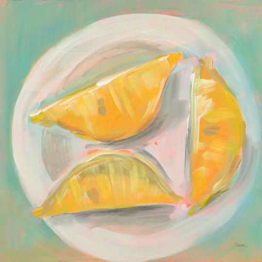 Life and Lemons II by Sue Schlabach - Wrapped Canvas Painting Print