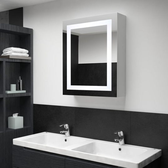 Led Bathroom Mirror Cabinet 50x13x70 cm VD25413 - Hommoo