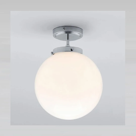 Yadiel 1 - Light 25Cm Globe Semi Flush Mount