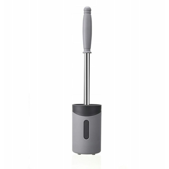 Toilet Brush Bathroom Accessories Suspended Toilet Brush Without Cutting Bracket Washing Washing Gray Wall