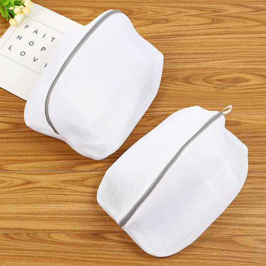 Mesh Laundry Bags for Shoes Laundry Net, 2 Pack Wash Bag Washing Machine for Delicates Bra Lingerie and Travel with Zipper Reusable Laundry Bags