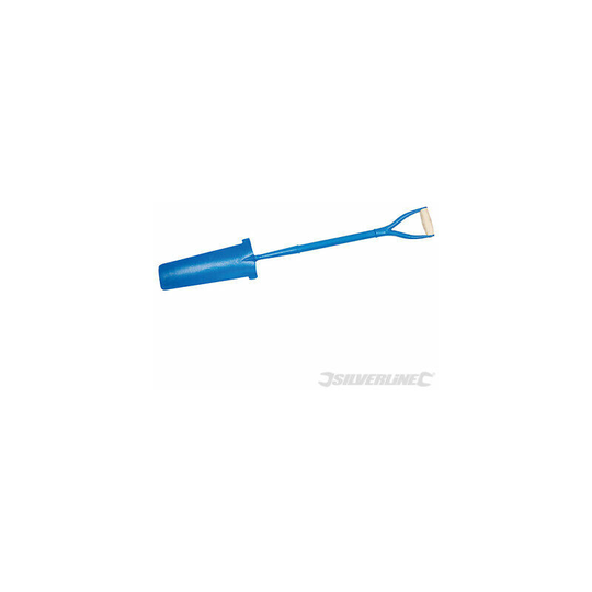 Silverline - Drainage Forged Spade Handle Post Hole Trench 1080mm Shovel Tool 415