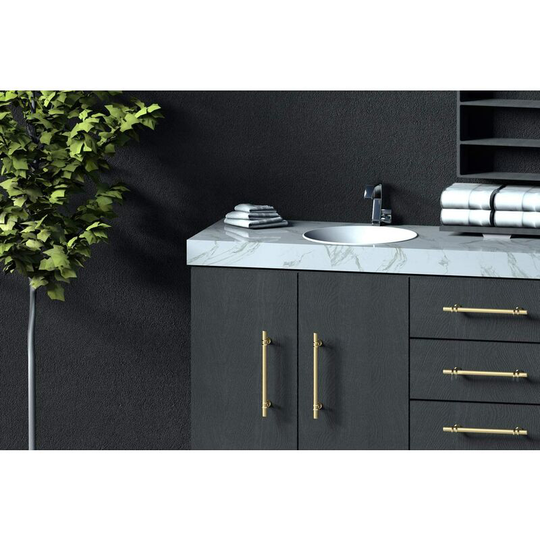 Perlerare - 5 Pack Kitchen Cupboard Handles with Screws Zinc Alloy 160mm Kitchen Cabinet Drawer Bedroom (5, 160mm)